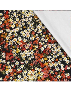 Softshell Stoff Polyester Zum Nähen- Motiv Blumen I SDX5292