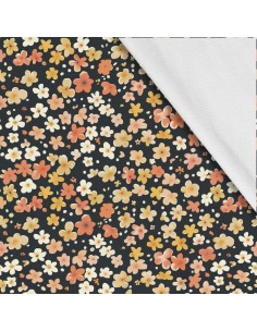 Softshell Stoff Polyester Zum Nähen- Motiv Blumen I SDX5293