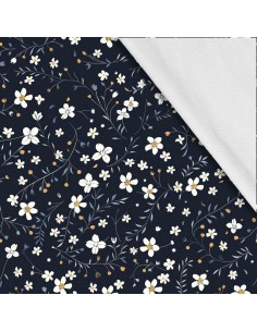 Softshell Stoff Polyester Zum Nähen- Motiv Blumen I SDX5297