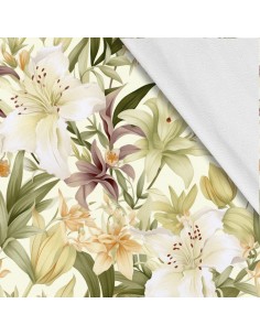 Softshell Stoff Polyester Zum Nähen- Motiv Blumen I SDX5300
