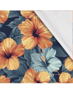 Softshell Stoff Polyester Zum Nähen- Motiv Blumen I SDX5301