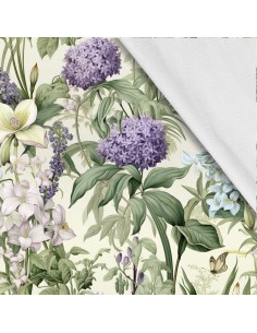 Softshell Stoff Polyester Zum Nähen- Motiv Blumen I SDX5304