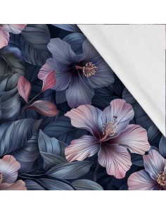 Softshell Stoff Polyester Zum Nähen- Motiv Blumen I SDX5306