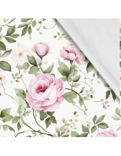 Softshell Stoff Polyester Zum Nähen- Motiv Blumen I SDX5309