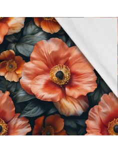 Softshell Stoff Polyester Zum Nähen- Motiv Blumen I SDX5316