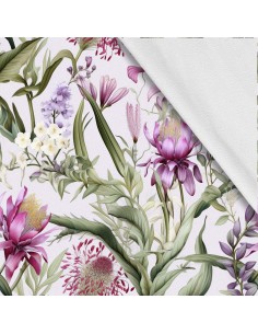 Softshell Stoff Polyester Zum Nähen- Motiv Blumen I SDX5317