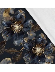 Softshell Stoff Polyester Zum Nähen- Motiv Blumen I SDX5318