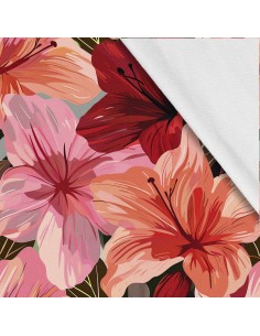 Softshell Stoff Polyester Zum Nähen- Motiv Blumen I SDX5319