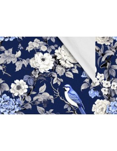 Softshell Stoff Polyester Zum Nähen- Motiv Blumen I SDX5324