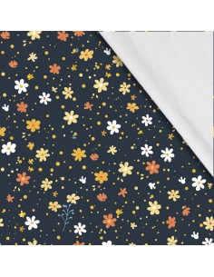 Softshell Stoff Polyester Zum Nähen- Motiv Blumen I SDX5329