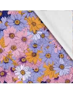 Softshell Stoff Polyester Zum Nähen- Motiv Blumen I SDX5334