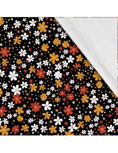 Softshell Stoff Polyester Zum Nähen- Motiv Blumen I SDX5336