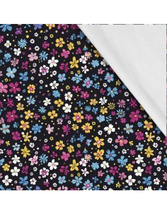 Softshell Stoff Polyester Zum Nähen- Motiv Blumen I SDX5339
