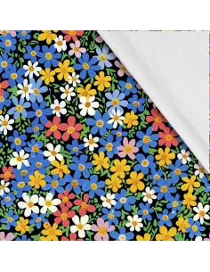 Softshell Stoff Polyester Zum Nähen- Motiv Blumen I SDX5345