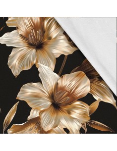Softshell Stoff Polyester Zum Nähen- Motiv Blumen I SDX5346