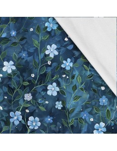 Softshell Stoff Polyester Zum Nähen- Motiv Blumen I SDX5347