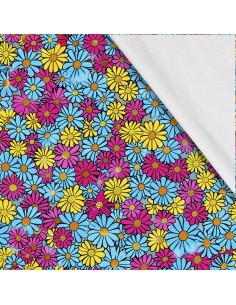 Softshell Stoff Polyester Zum Nähen- Motiv Blumen I SDX5350
