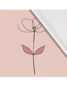 Softshell Stoff Polyester Zum Nähen- Motiv Blumen I SDX5352