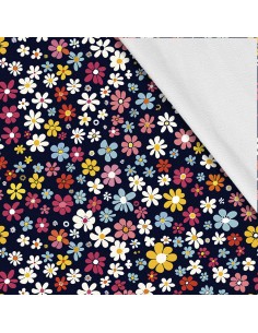 Softshell Stoff Polyester Zum Nähen- Motiv Blumen I SDX5357