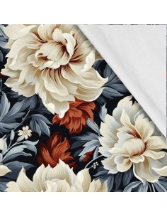 Softshell Stoff Polyester Zum Nähen- Motiv Blumen I SDX5361