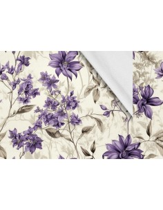 Softshell Stoff Polyester Zum Nähen- Motiv Blumen I SDX5366