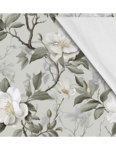 Softshell Stoff Polyester Zum Nähen- Motiv Blumen I SDX5367