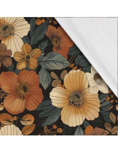 Softshell Stoff Polyester Zum Nähen- Motiv Blumen I SDX5368