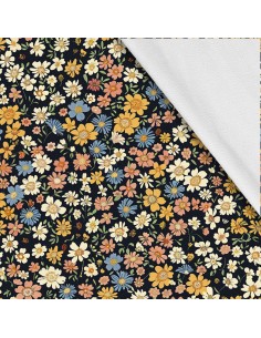 Softshell Stoff Polyester Zum Nähen- Motiv Blumen I SDX5371