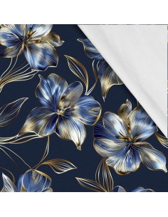 Softshell Stoff Polyester Zum Nähen- Motiv Blumen I SDX5375