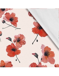 Softshell Stoff Polyester Zum Nähen- Motiv Blumen I SDX5377