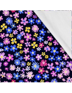 Softshell Stoff Polyester Zum Nähen- Motiv Blumen I SDX5381