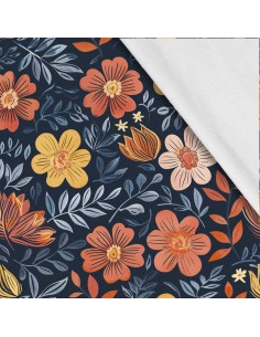 Softshell Stoff Polyester Zum Nähen- Motiv Blumen I SDX5386