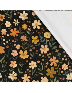 Softshell Stoff Polyester Zum Nähen- Motiv Blumen I SDX5388
