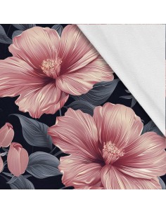 Softshell Stoff Polyester Zum Nähen- Motiv Blumen I SDX5392
