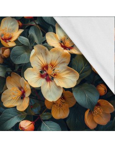 Softshell Stoff Polyester Zum Nähen- Motiv Blumen I SDX5394
