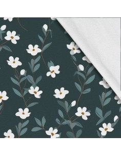 Softshell Stoff Polyester Zum Nähen- Motiv Blumen I SDX5399