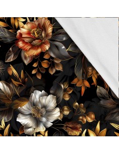 Softshell Stoff Polyester Zum Nähen- Motiv Blumen I SDX5400