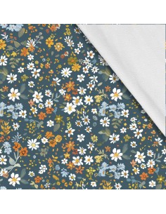 Softshell Stoff Polyester Zum Nähen- Motiv Blumen I SDX5402