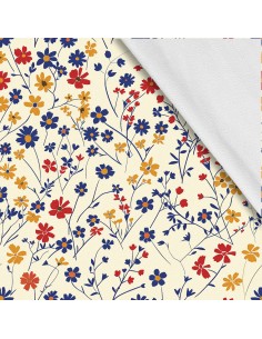 Softshell Stoff Polyester Zum Nähen- Motiv Blumen I SDX5406