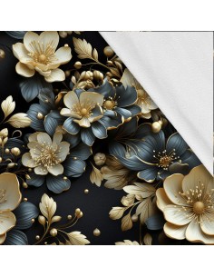 Softshell Stoff Polyester Zum Nähen- Motiv Blumen I SDX5408