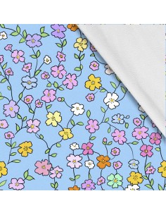 Softshell Stoff Polyester Zum Nähen- Motiv Blumen I SDX5410
