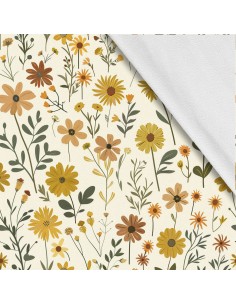 Softshell Stoff Polyester Zum Nähen- Motiv Blumen I SDX5416