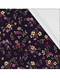 Softshell Stoff Polyester Zum Nähen- Motiv Blumen I SDX5423
