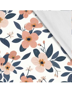 Softshell Stoff Polyester Zum Nähen- Motiv Blumen I SDX5428