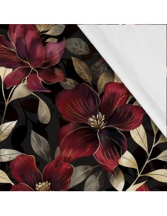 Softshell Stoff Polyester Zum Nähen- Motiv Blumen I SDX5439