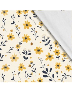 Softshell Stoff Polyester Zum Nähen- Motiv Blumen I SDX5441