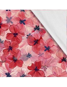 Softshell Stoff Polyester Zum Nähen- Motiv Blumen I SDX5442