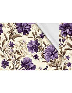 Softshell Stoff Polyester Zum Nähen- Motiv Blumen I SDX5443