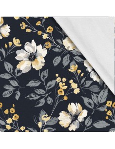 Softshell Stoff Polyester Zum Nähen- Motiv Blumen I SDX5446