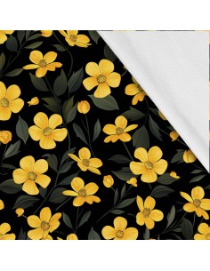 Softshell Stoff Polyester Zum Nähen- Motiv Blumen I SDX5447